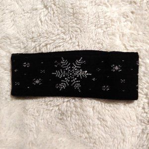 Star Light Star Bright Sparkle Crystals 100% New Wool Black Headband Australia
